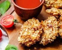 Recette De Bouchees Croquantes De Poulet Pane Aux Amandes Recette Poulet Pane Recettes De Cuisine Cuisson Des Aliments
