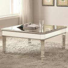 Silver Mirror Panel Coffee Table Mirrored Coffee Tables Square Mirrored Coffee Table Coffee Table