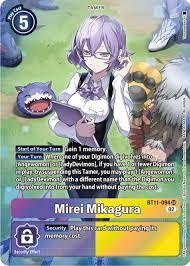 Mirei Mikagura (Alternate Art) - Dimensional Phase - Digimon Card Game