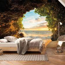 Hide Out Mural 368 X 254cm Brown By Brewster Home Fashions On Pop Com Au 3d Wallpaper Mural Floor Murals 3d Wallpaper Design