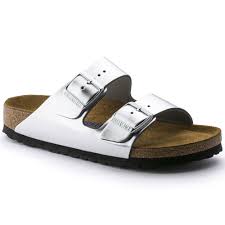 Birkenstock Arizona White Leather Two Strap Sandals Arizona Natural Leather Two Strap Sandals Birkenstock Birkenstock Arizona