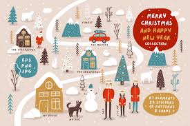 Download Merry Christmas Happy New Year Graphic By Juliya Kochkanyan Creative Fabrica Yellowimages Mockups