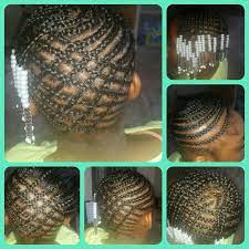 Pineapple Style Braids And Beads Natural Braided Hairstyles Toddler Hairstyles Girl Braids With Beads