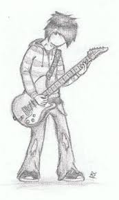 Pin By Debra A On Stick People Animal Drawings Boy Sketch Guitar Drawing Vector Sketch