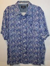 details about nat nast mens faded blue flora 100 silk s s button front shirt nwt 155 size xl