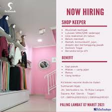 Info loker cirebon yang selalu update. Lowongan Kerja Sebagai Penjaga Toko Maret 2021