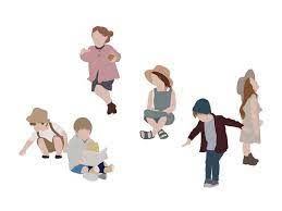 Flat Vector People Pack Children Clipart Ai Eps Png Human Person Child Kid Playing Illustration Cutout Visualization In 2021 Vector Illustration People People Illustration Illustration