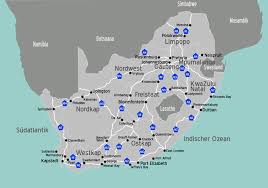 Bloemfontein (fountain of flowers), , is the judicial capital of south africa. Map Of South Africa Highways Weltkarte Com Karten Und Stadtplane Der Welt