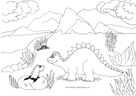 Malvorlage dinosaurier einfach coloring and malvorlagan. Ausmalbilder Dinosaurier Gratis Malvorlagen