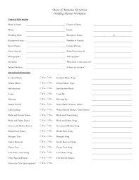 Music Memories Dj Service Wedding Planner Worksheet Yes No Yes Wedding Planning Worksheet Wedding Reception Timeline Wedding Reception Checklist