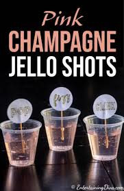 Pretty Pink Champagne Jello Shots Entertaining Diva Recipes From House To Home In 2020 Champagne Jello Shots Jello Shots Jello Shot Recipes