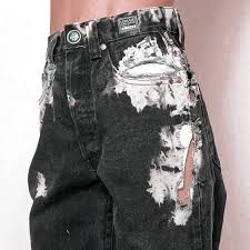 Black And Grey Tie Dye Jeans Pin On Street