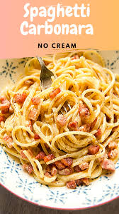 Spaghetti Carbonara In 2020 Easy Carbonara Recipe Italian Recipes Recipes