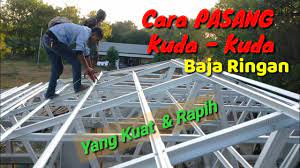 Beli baja ringan solo ibi truss. Cara Pasang Kuda Kuda Baja Ringan Pada Bangunan Tanpa Kolom Dan Balok Tengah Youtube