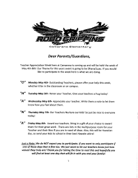 Check spelling or type a new query. Teacher Appreciation Week Ideas 2015 Camarena Elementary School