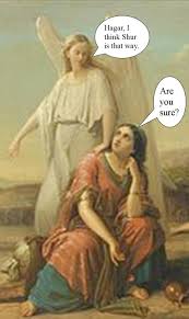To protect himself, abram allowed pharaoh to take sarai into his harem for a short time. Abram And Sarai Linda Vernon Humor