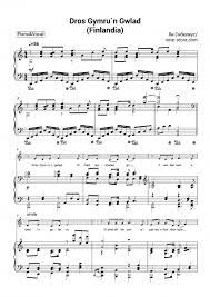 Thy god doth un der take to guide the fu 3. Jean Sibelius Dros Gymru N Gwlad Finlandia Noten Fur Piano Downloaden Fur Anfanger Klavier Gesang Sku Pvo0007525