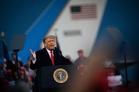 President Trump Campaigns In Fayetteville
