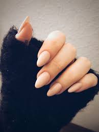 Almond Short Almond Shaped Matte Black Nails Pin On Nail Arts