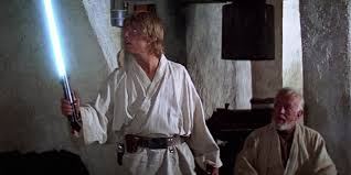 Star Wars Mark Hamill Comments On A New Hope S Infamous Lightsaber Meme Picture Cinemablend