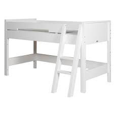 Halbhohes bett jugendbett hochbett etagenbett kiefer massiv natur. Bopita Combiflex Halbhohes Bett Weiss Mit Leiter Bei Kinder Raume