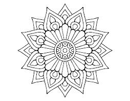 Many of these exercises can be found in mandala coloring pages. A Floral Flash Mandala Coloring Page Coloringcrew Com