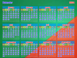 Halaman ini berisi kalender hari libur nasional indonesia untuk tahun 2021. Kalender 2024