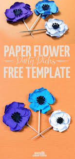 Free Free 100 Free Svg Paper Flower Template SVG PNG EPS DXF File