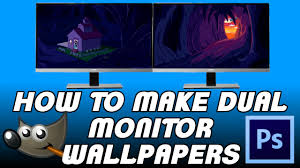 18431 views | 36212 downloads. How To Make Dual Monitor Wallpapers Using Gimp Or Photoshop Youtube