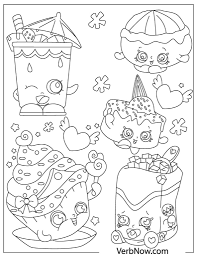 20 food coloring page for kids. Free Shopkins Coloring Pages For Download Pdf