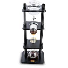 Black Decker Coffee Pot Instructions 6 8 Cup Cold Drip Maker Straight Black Wood Frame 32oz Coffee Snobs Cold Coffee Brewer Black Wood