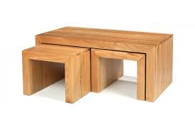 It can also be used as a larger coffee table by using two cubes. Cube Oak Long John Coffee Table Quercus Living