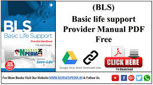 Adult, child and infant rescue techniques. Bls Provider Manual Handbook Pdf Free Download Nursespedia In