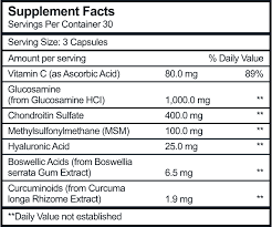 Glucosamine Complex w/ Chondroitin, MSM, Turmeric - Bettervits