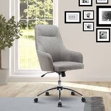 It has 3 stars from 10 reviews. Techni Mobili Comfy Height Adjustable Rolling Office Desk Chair Grey Fabric Rta 1005 Accuweather Shop