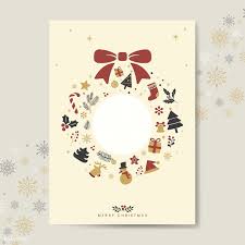 Christmas Greeting Card Mockup Vector Free Image By Rawpixel Com Christmas Greeting Card Template Free Christmas Greeting Cards Christmas Greetings
