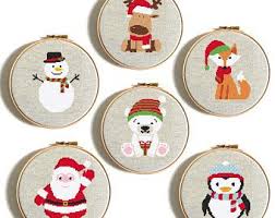 Christmas Cross Stitch Pattern Santa Claus Fox Bear Reindeer Sno Cross Stitch Patterns Christmas Christmas Cross Stitch Christmas Embroidery Patterns