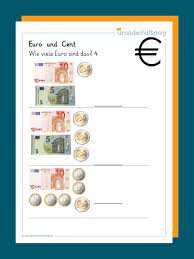 Euro und cent umwandeln, dezimalzahlen, arbeitsblatt : Euro Und Cent
