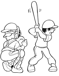 Check spelling or type a new query. Printable Baseball Coloring Page Batter And Catcher Coloring Home