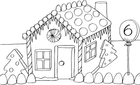 Innovation with house coloring pages for preschoolers: Incredible Gingerbread House Coloring Pages Axialentertainment