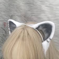 It was distributed theatrically in japan by toho on 28 april 1990. Mmgg New Original Handmade Work Gray White Wolf Cat Neko Ears Hairhoop For Anime Lolita Cosplay Costume Accessories Aliexpress