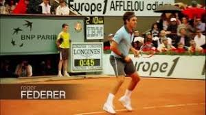 This was nadal's first defeat at the french open, having won the title in all f Roland Garros Moments 2009 Roger Federer Youtube
