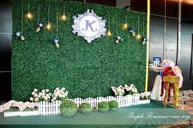 Garden Theme Wedding Photo Booth Backdrop Grass Backdrops