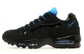 Nike Air Max 95 Black Photo Blue Eu Kicks Sneaker Magazine Nike Air Max Nike Air Max 95 Sneakers Nike Air Max
