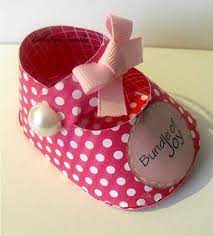 Baby Shoe Favor Paper Shoes Baby Crafts Shoe Template