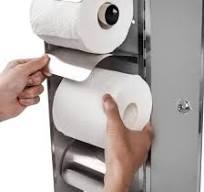 Amazon.com: Commercial Toilet Paper Dispenser - 3 Roll Stainless Steel  Toilet Tissue Dispenser with Lock, Wall Mount - Double Roll Holder for ...