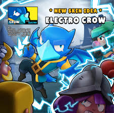 Find the best posts and communities about brawl stars on reddit. Skin Idea Electro Crow Brawlstars