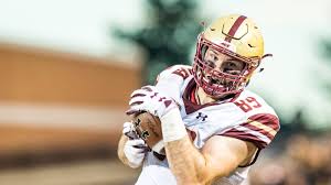 Tommy Sweeney, of Don Bosco NJ, leading for Boston College football