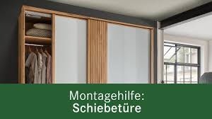 Schranktur Einbauen Und Einstellen Schiebeturenschrank Allnatura Ihr Wohn Experte Youtube