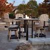 We build the furniture from recycled milk, water, and juice containers. 1